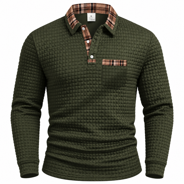 Bernard | Polo con Cuello a Cuadros