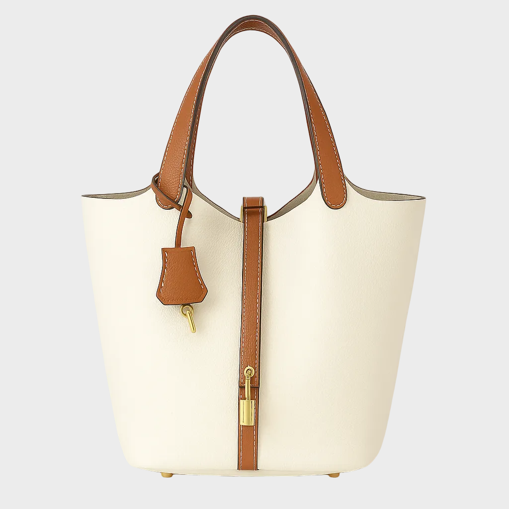 Catalina bolso con candado bicolor