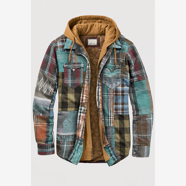Varel | Chaqueta Patchwork a Cuadros