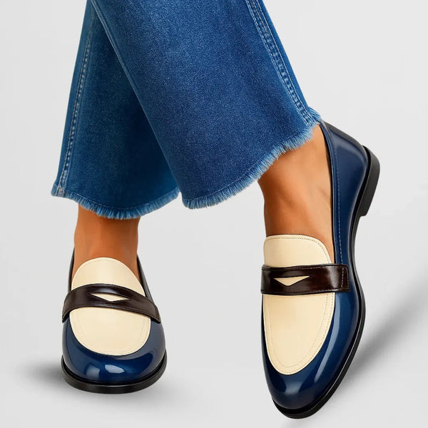 Amalia | Mocasines Elegantes Bicolor