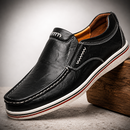 Richard zapatos de piel en negro