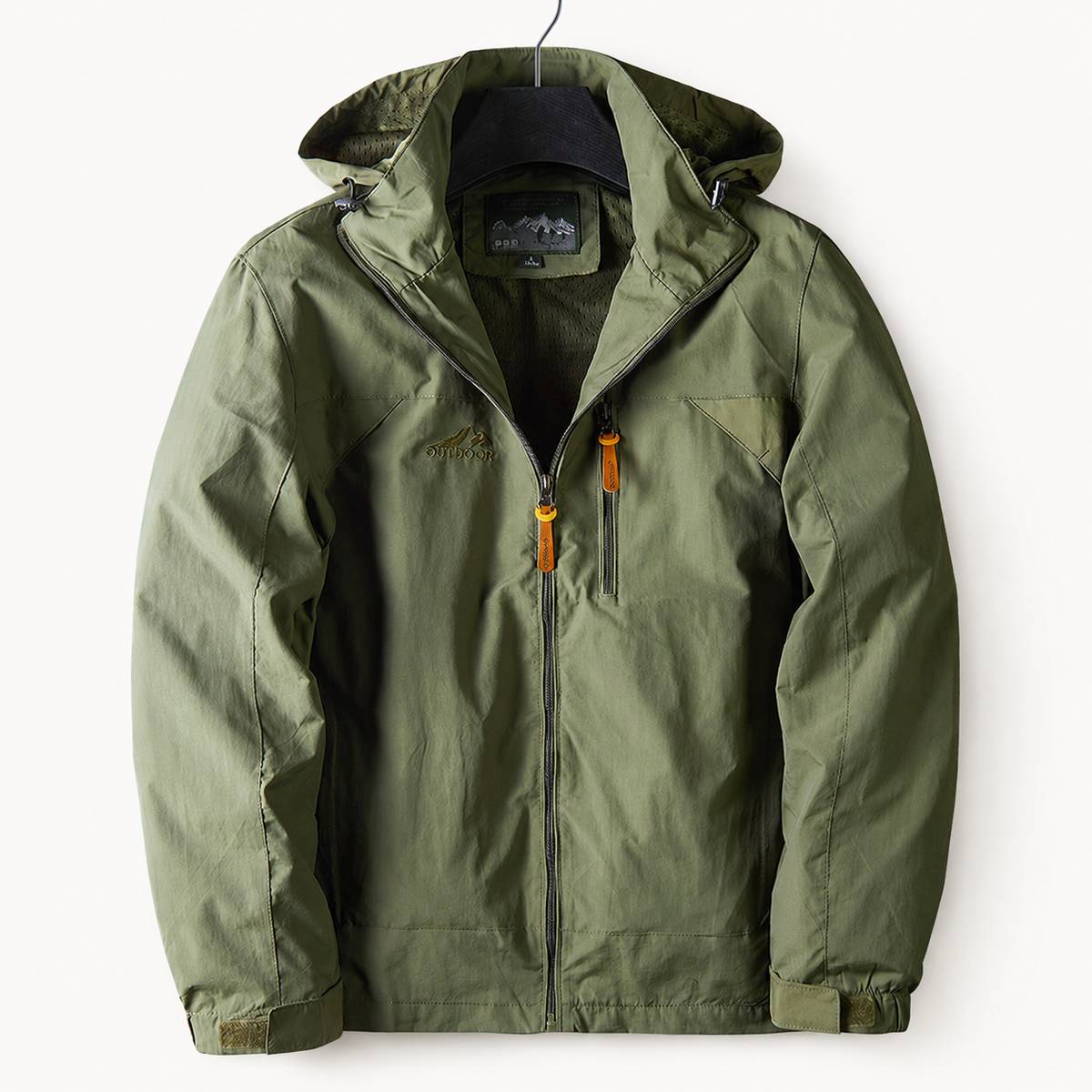 Summit chaqueta outdoor en verde oliva