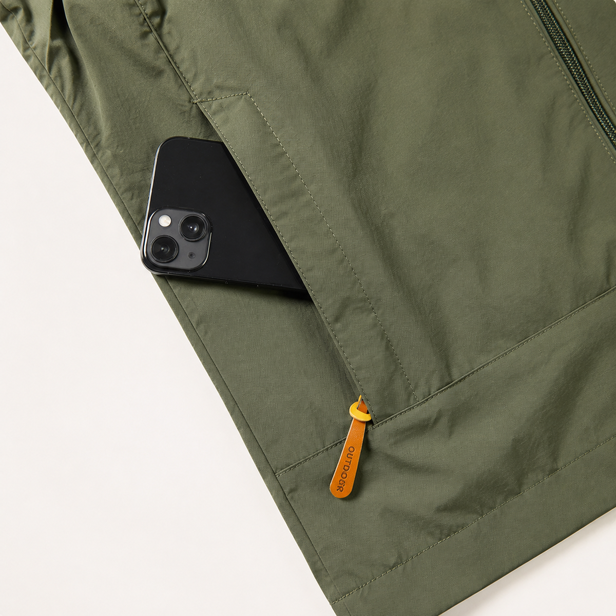 Summit chaqueta outdoor, bolsillo con cremallera