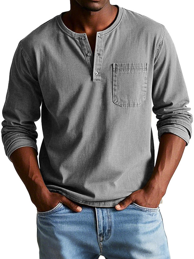 Camisa vintage gris