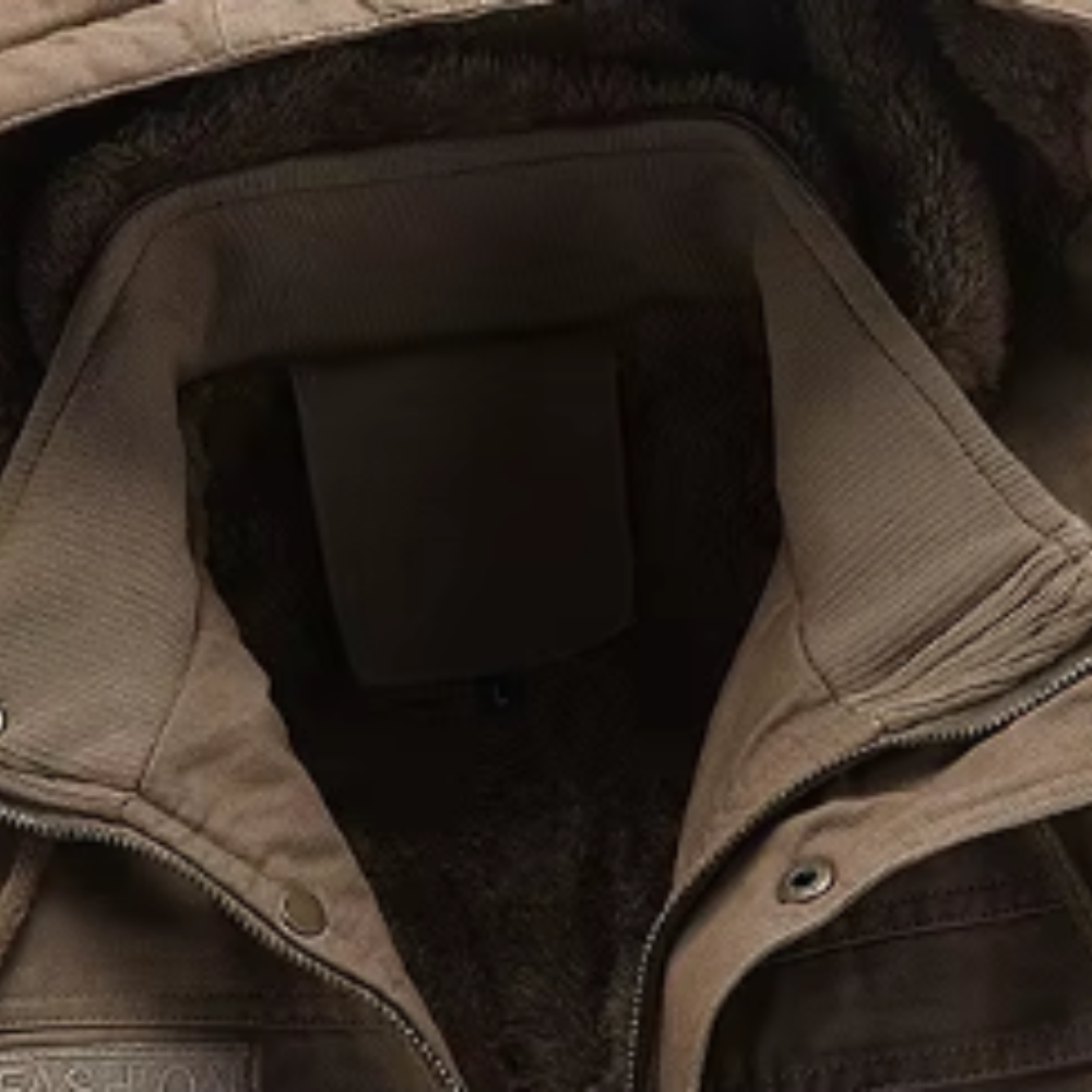 Adriano chaqueta de algodón, detalle del tejido