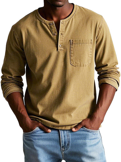 Camisa vintage caqui