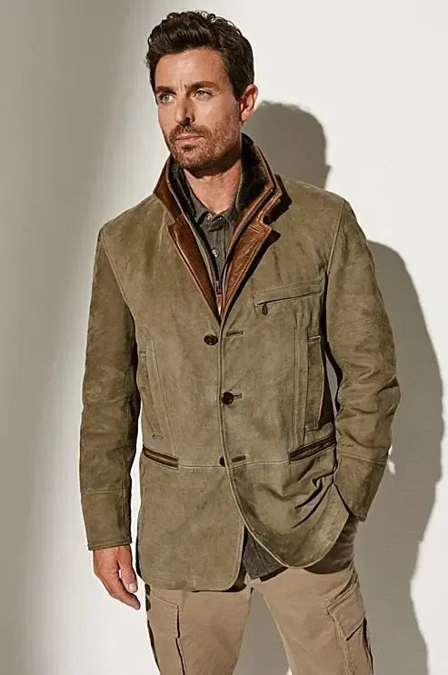 Luca chaqueta vintage, detalle