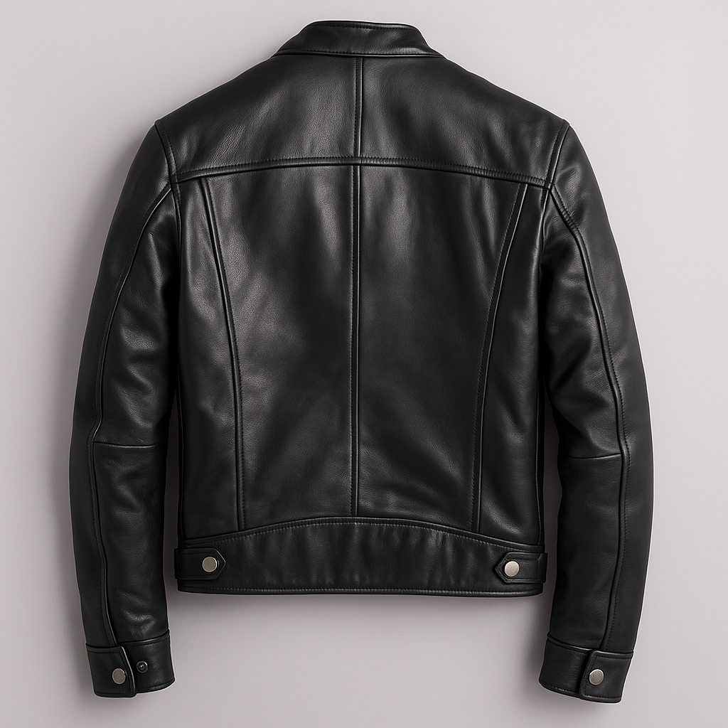 Recio chaqueta de piel, detalle