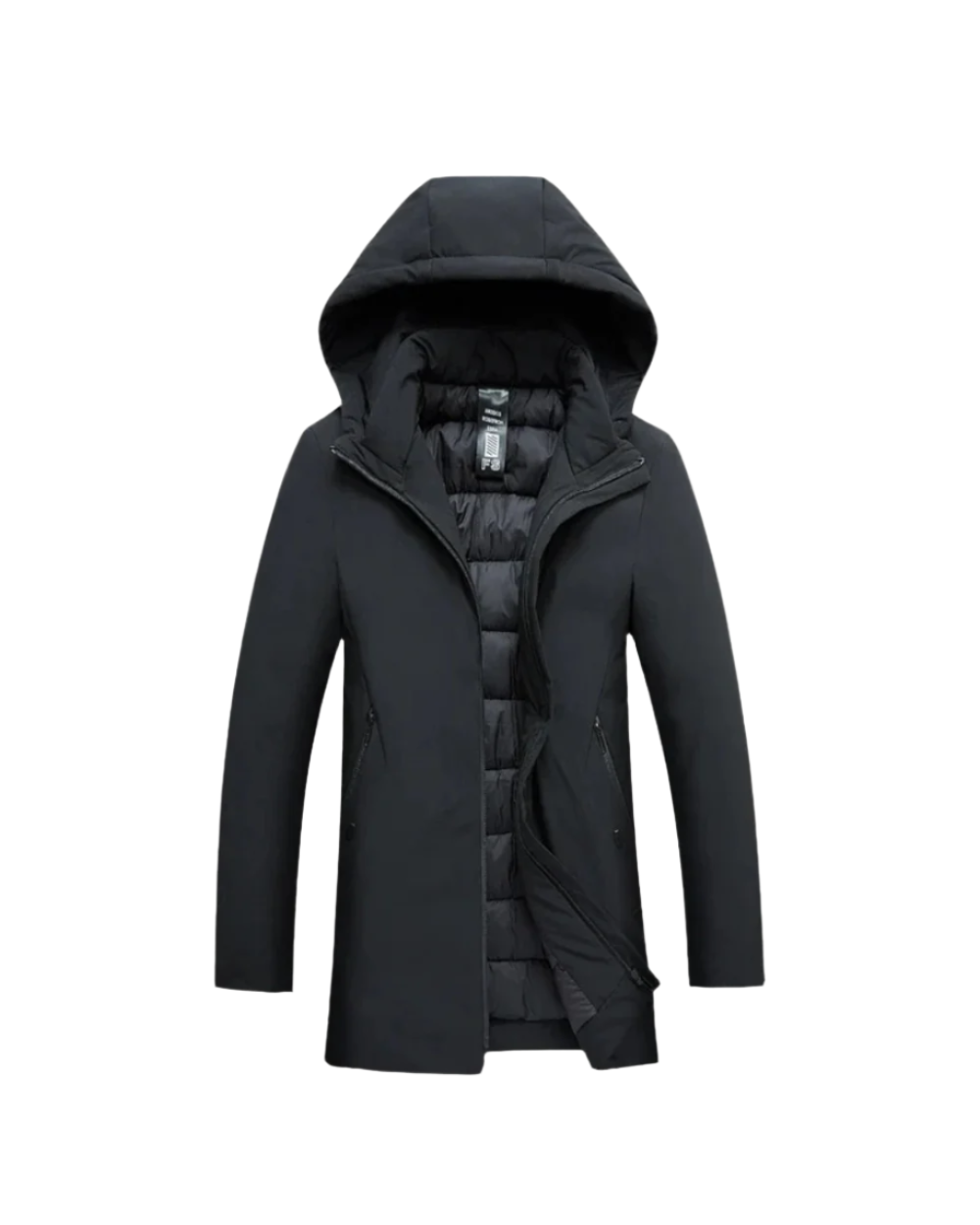 Amedeo chaqueta de invierno en negro