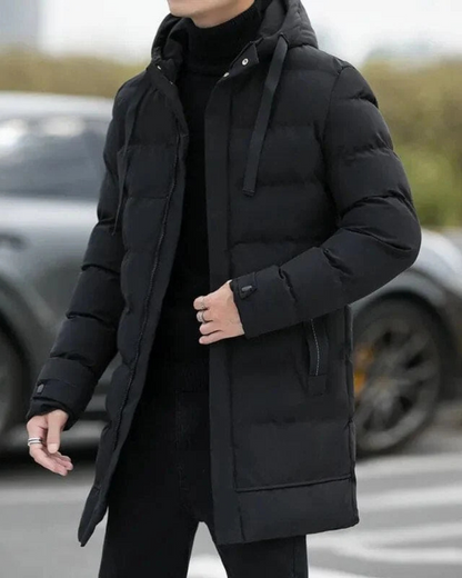 Alessandro chaqueta larga de invierno, detalle