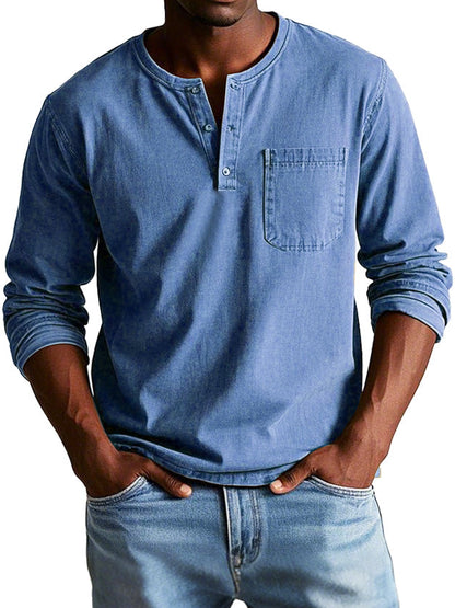 Camisa vintage azul