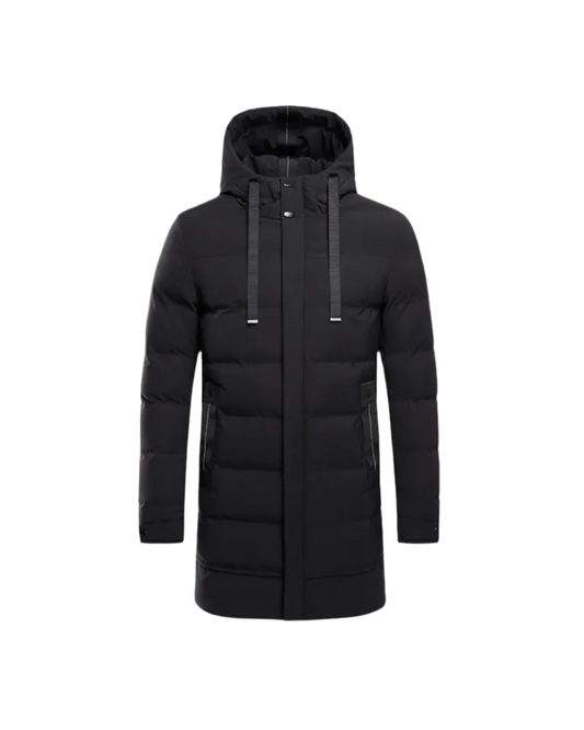 Alessandro chaqueta larga de invierno en negro