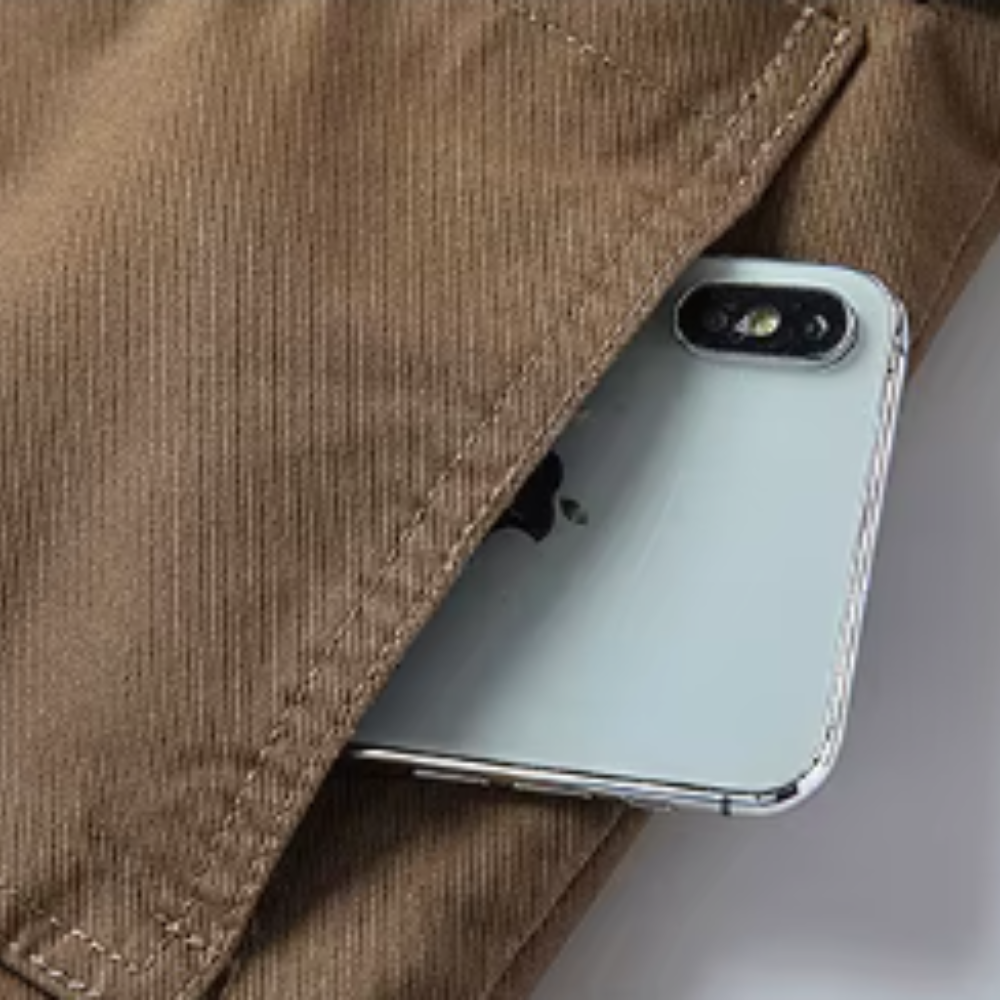 Adriano chaqueta de algodón, detalle