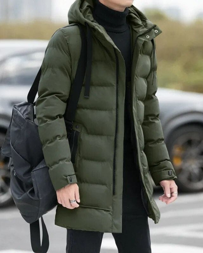 Alessandro chaqueta larga de invierno, detalle