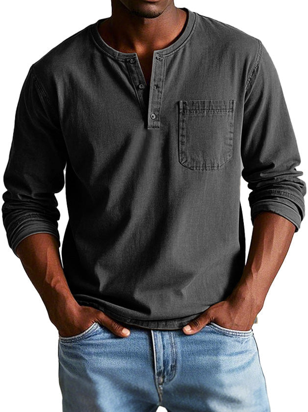 Camisa vintage negro