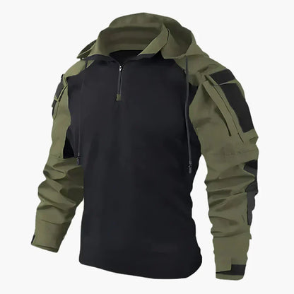 Chaqueta táctica verde oscuro