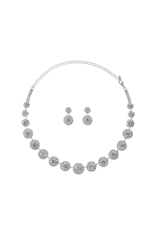 Ludmilla | Conjunto de Collar y Pendientes con Pedrería
