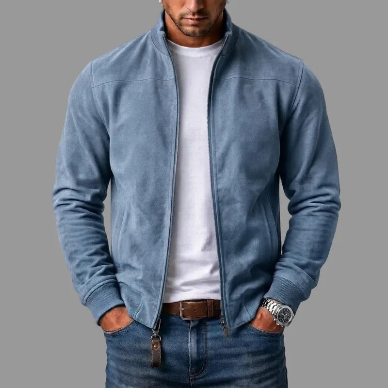 Chaqueta Bomber Urbana - Celeste