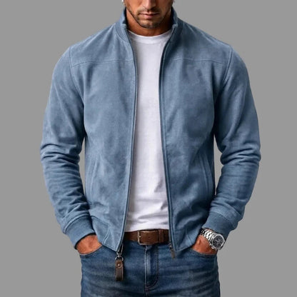 Chaqueta Bomber Urbana - Celeste