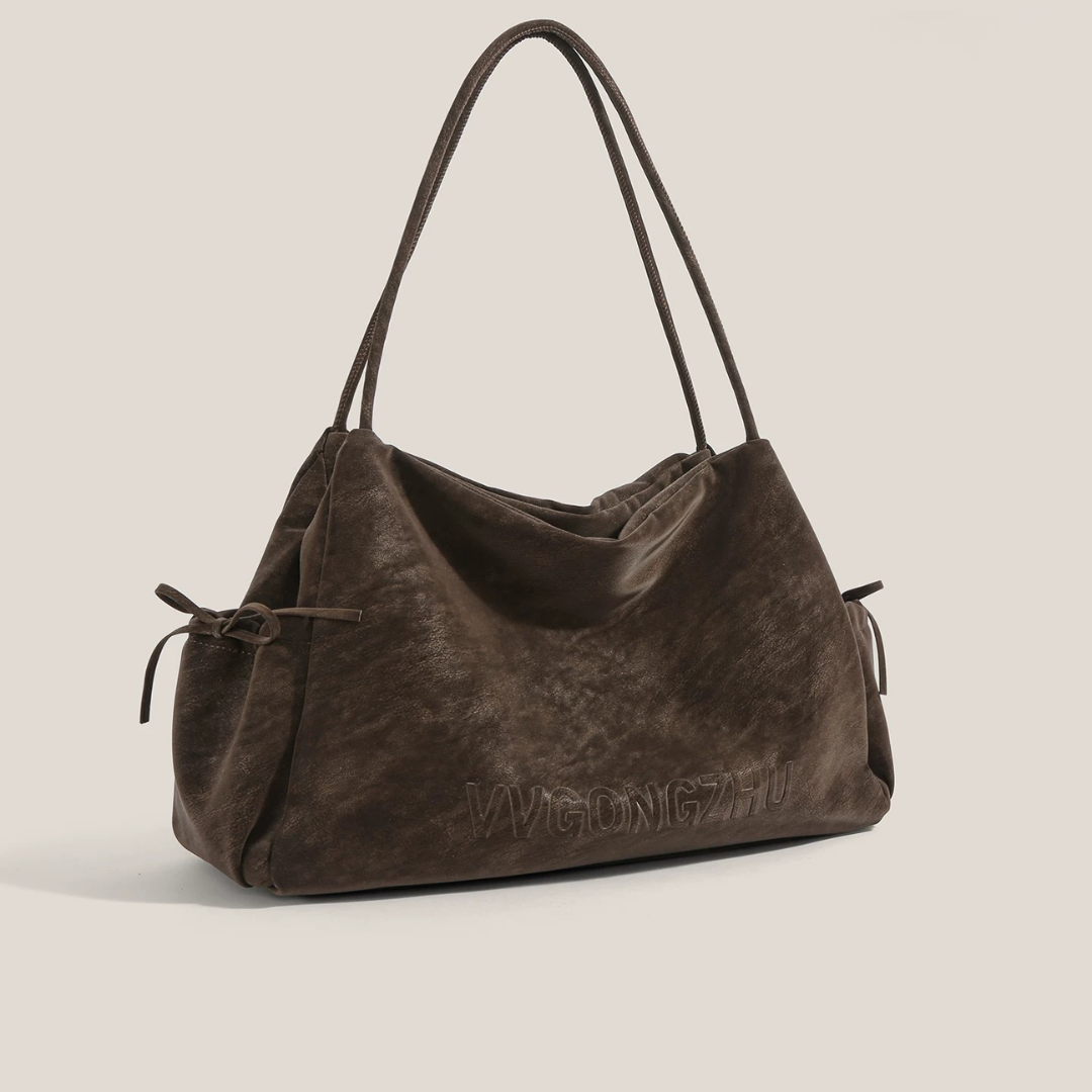 Kaia bolso de hombro amplio en marrón