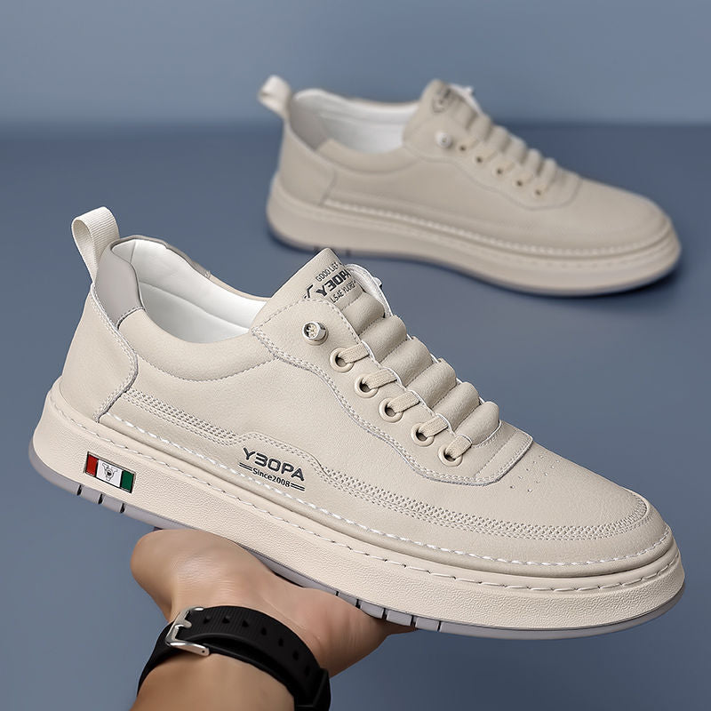 Bellagio zapatillas de piel, detalle