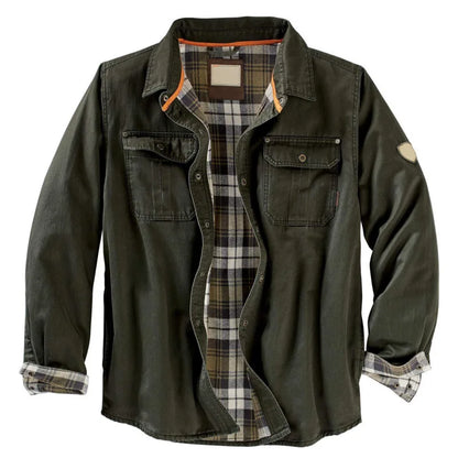 Aldo chaqueta de algodón vintage en verde