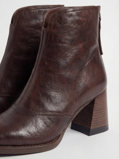 Claudia botines, detalle del material