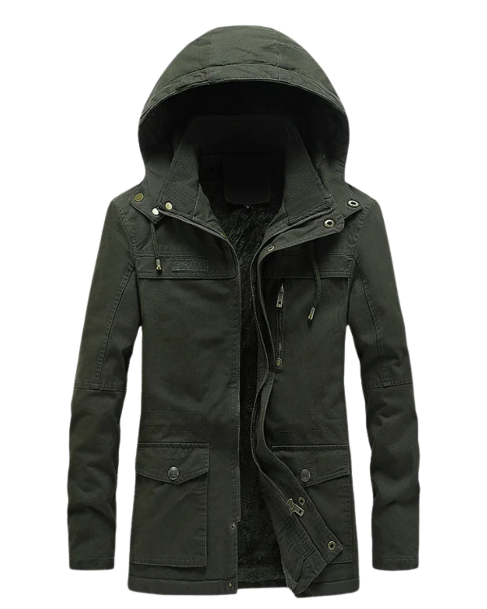 Adriano chaqueta de algodón, detalle