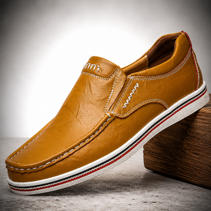 Richard zapatos de piel en tabaco