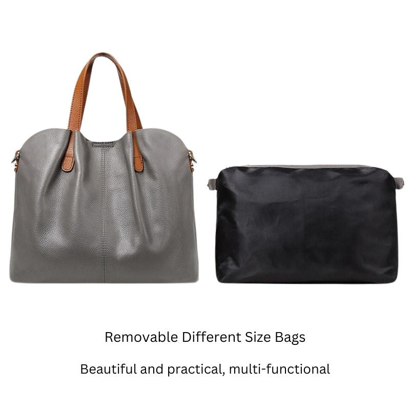 Alana - Bolso de Piel Granulada con Bandolera