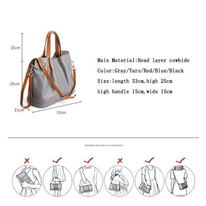 Alana - Bolso de Piel Granulada con Bandolera