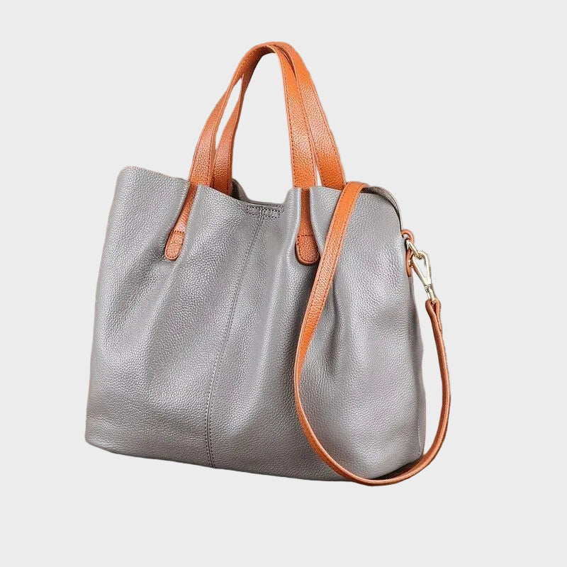 Alana - Bolso de Piel Granulada con Bandolera