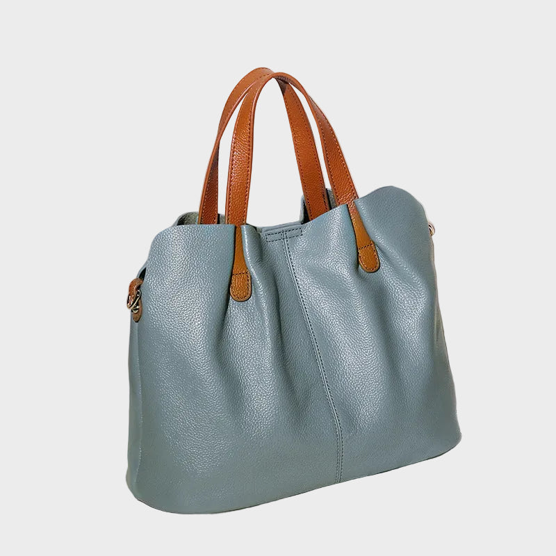 Alana - Bolso de Piel Granulada con Bandolera