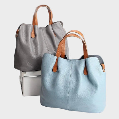 Alana - Bolso de Piel Granulada con Bandolera
