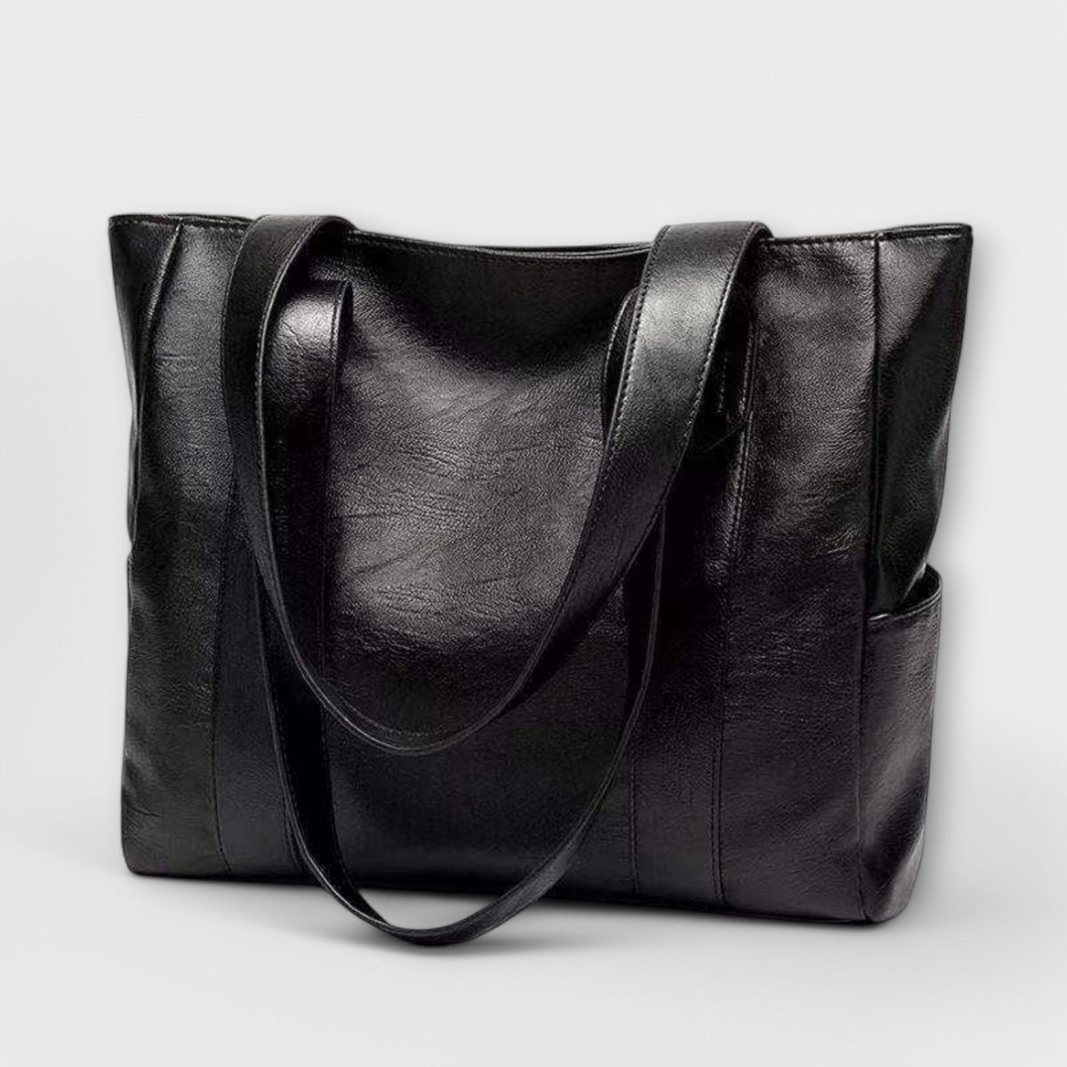 Carmen bolso tote de piel suave negro