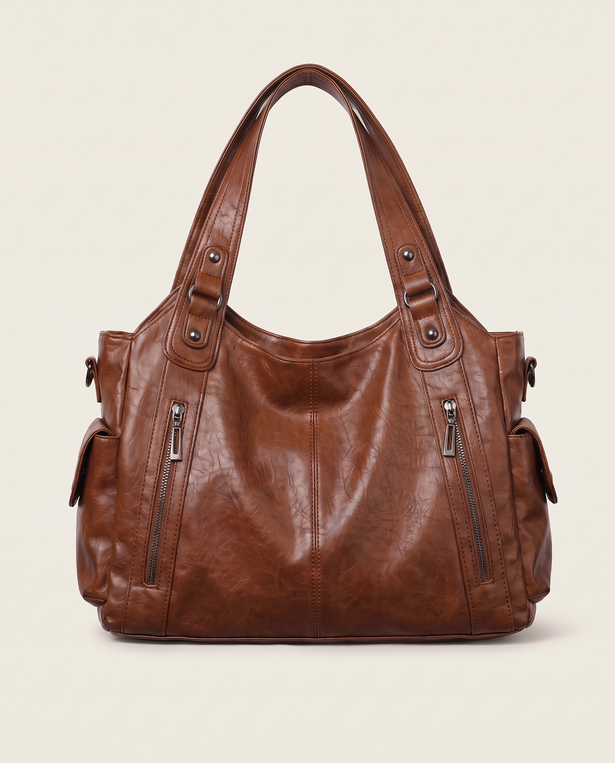 Carolina bolso de hombro marrón