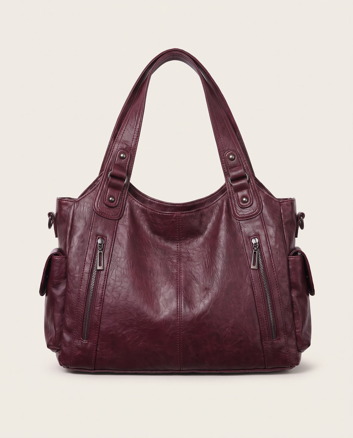 Carolina bolso de hombro burdeos