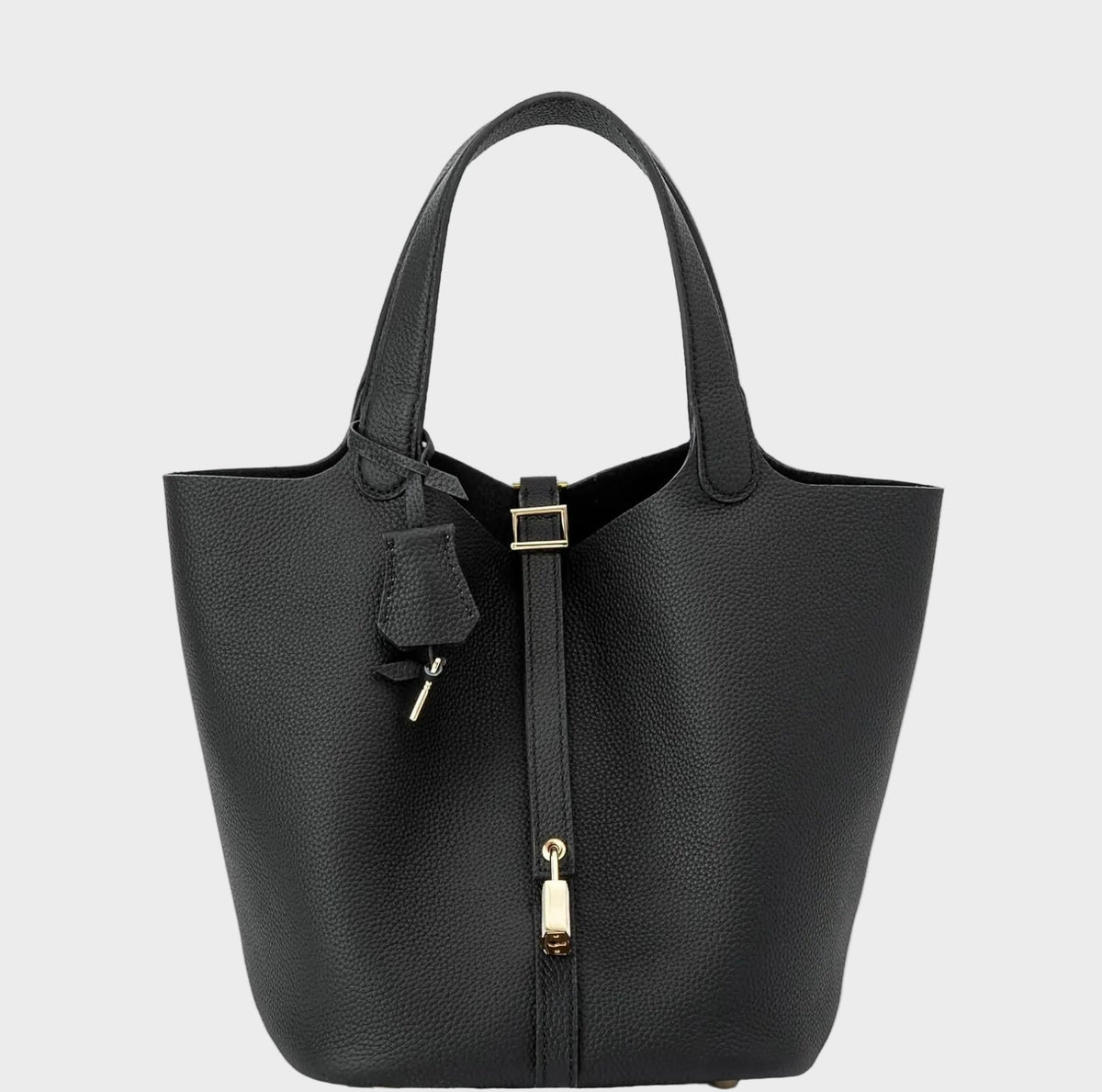 Catalina bolso con candado negro