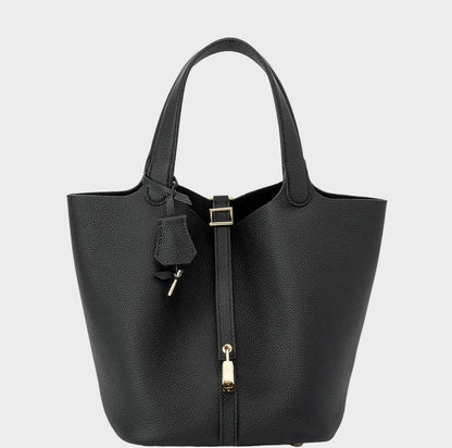 Catalina bolso con candado negro