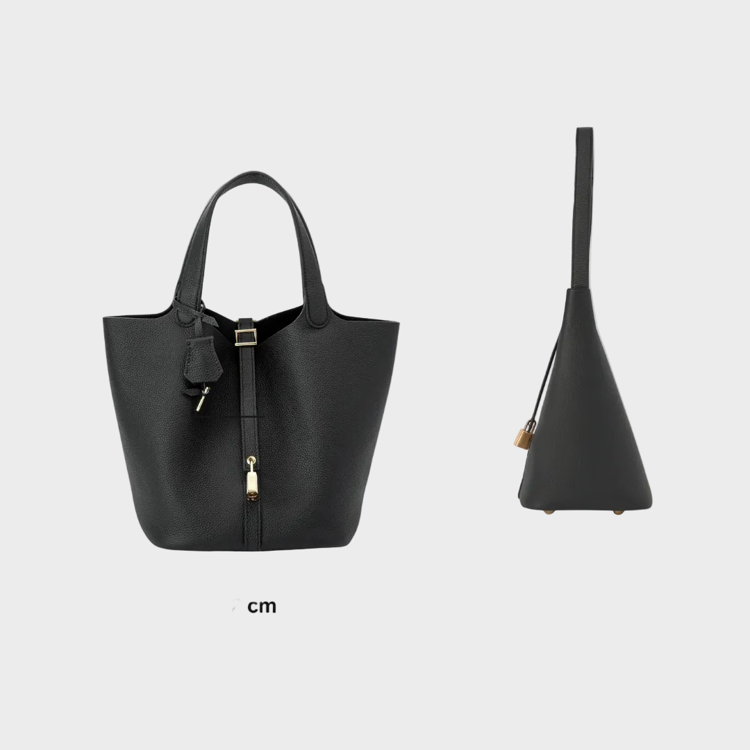 Catalina bolso de piel granulada con candado