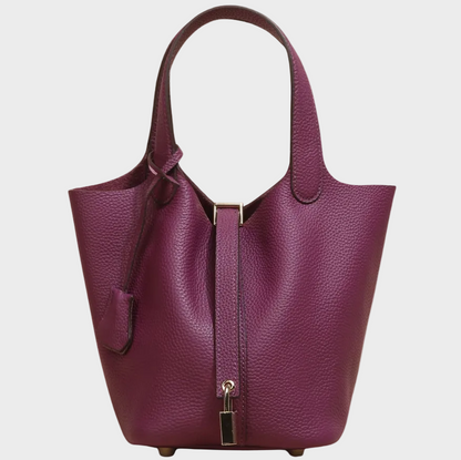 Catalina bolso con candado violeta