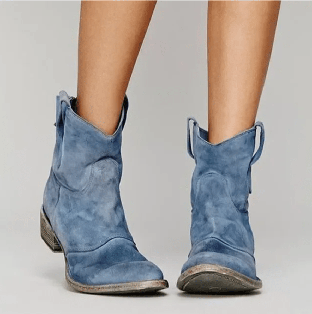 Clara botines camperos azules