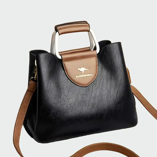 Siena bolso de cuero en ébano