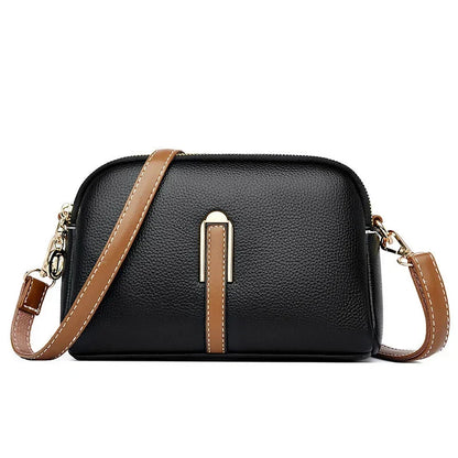 Emanuela bolso bandolera negro, vista frontal