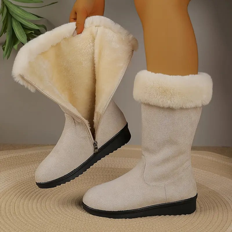 Botas Eva, detalle del forro de pelo