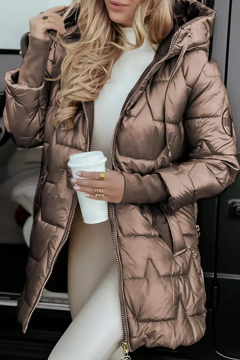 Mila winterjas met capuchon