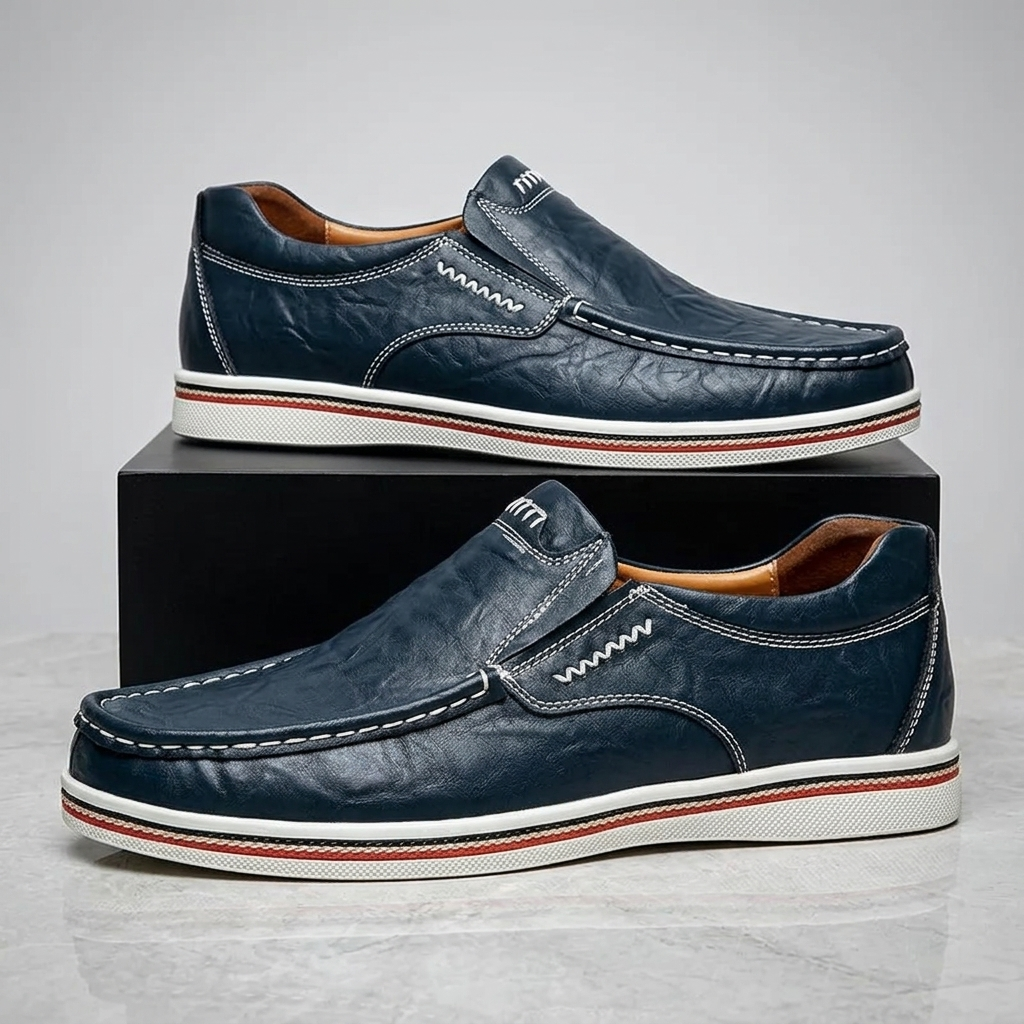 Richard zapatos de piel, detalle