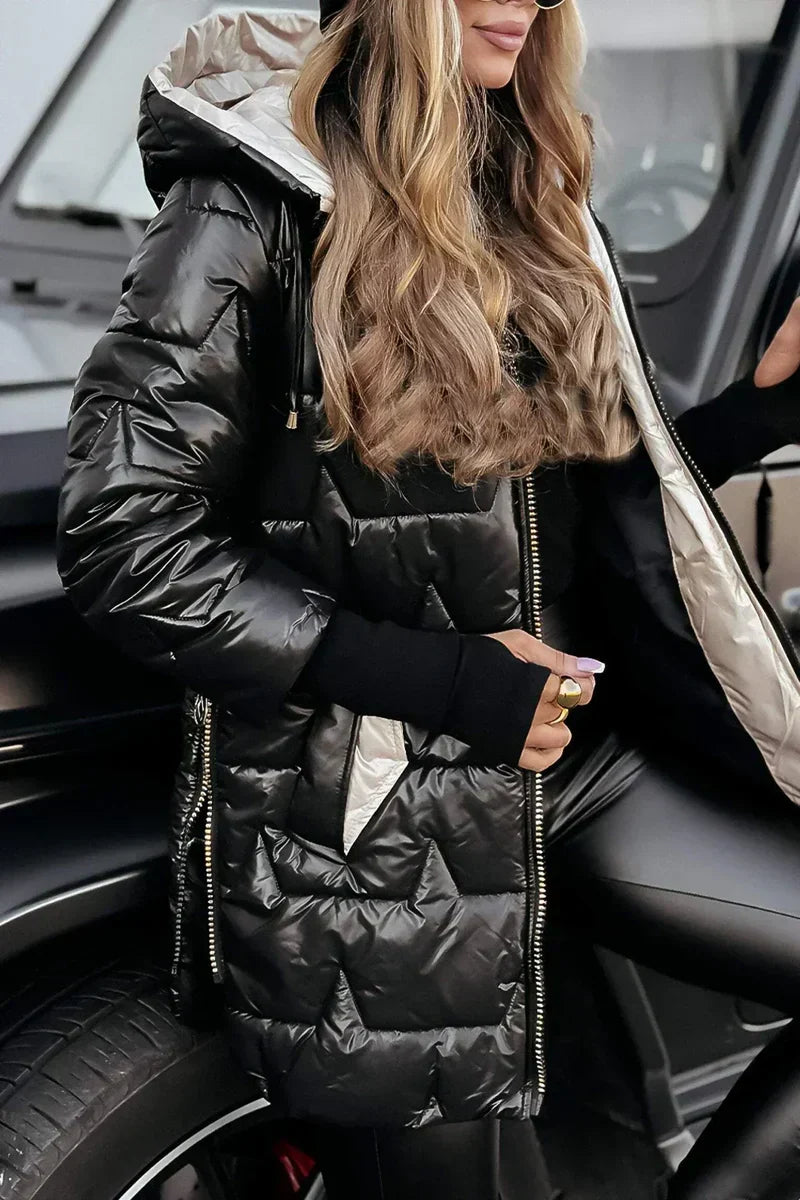 Mila winterjas met capuchon