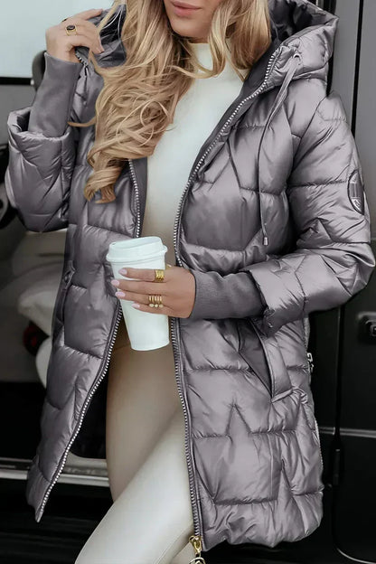 Mila winterjas met capuchon