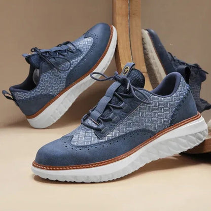 Zapatillas con detalle tejido, detalle